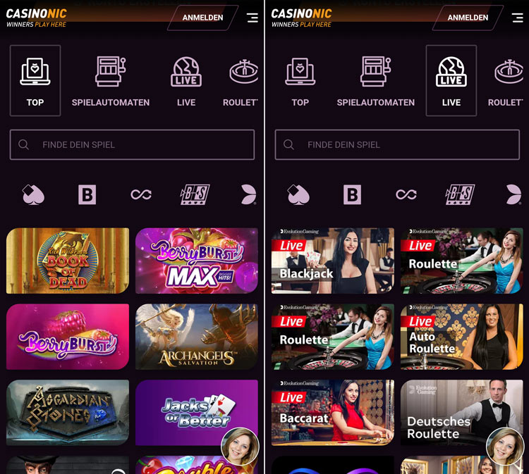 casinonic-casino screenshot