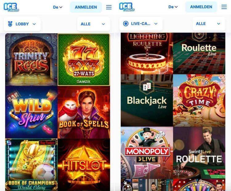 ice-casino screenshot