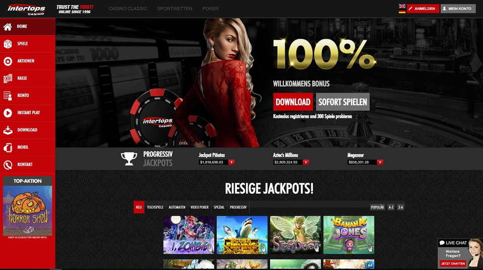 intertops-casino screenshot
