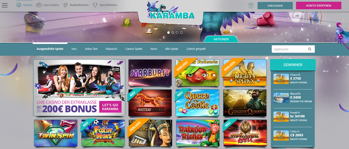 karamba-casino screenshot