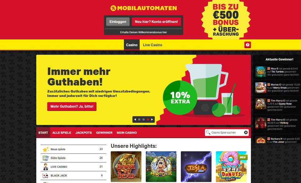 mobilautomaten-casino screenshot
