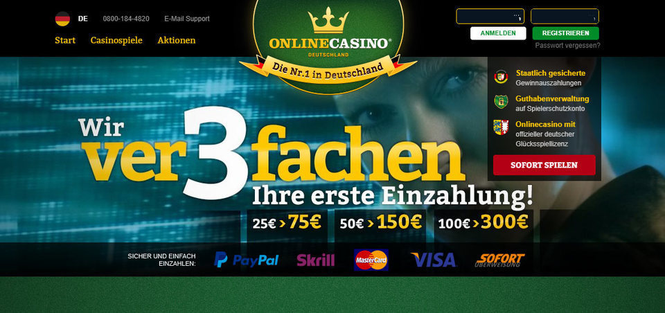 onlinecasino-deutschland screenshot
