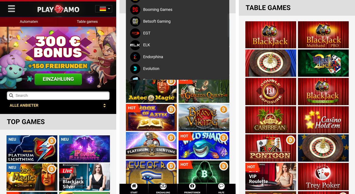 playamo-casino screenshot