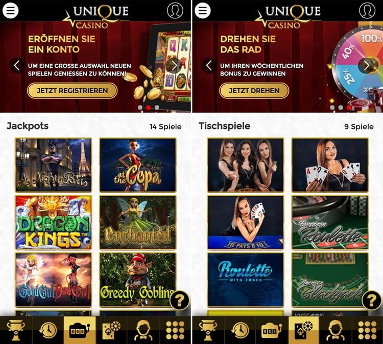 unique-casino screenshot