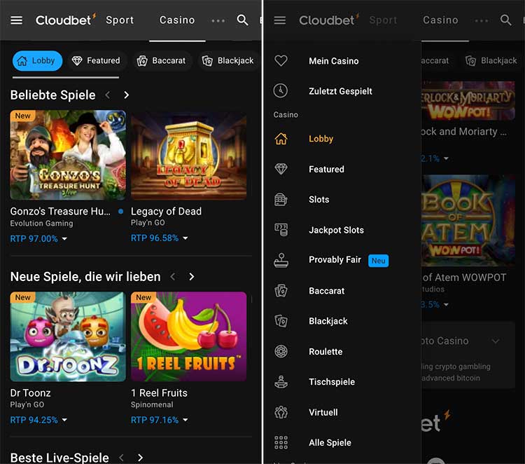 cloudbet-casino screenshot