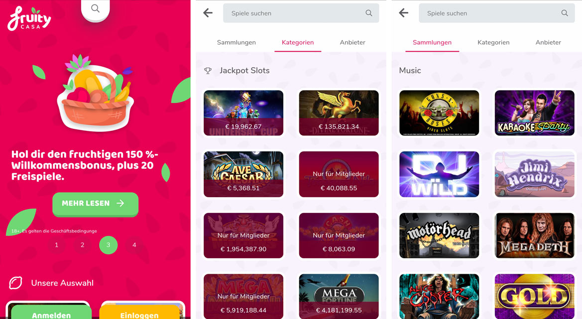fruity-casa-casino screenshot