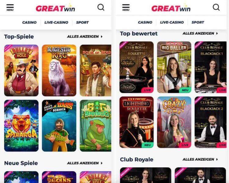 greatwin-casino screenshot